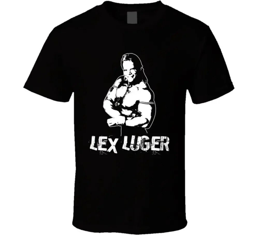 Lex Luger Retro Legends Of Wrestling T ShirtHigh Quality 100%Cotton Short Sleeve