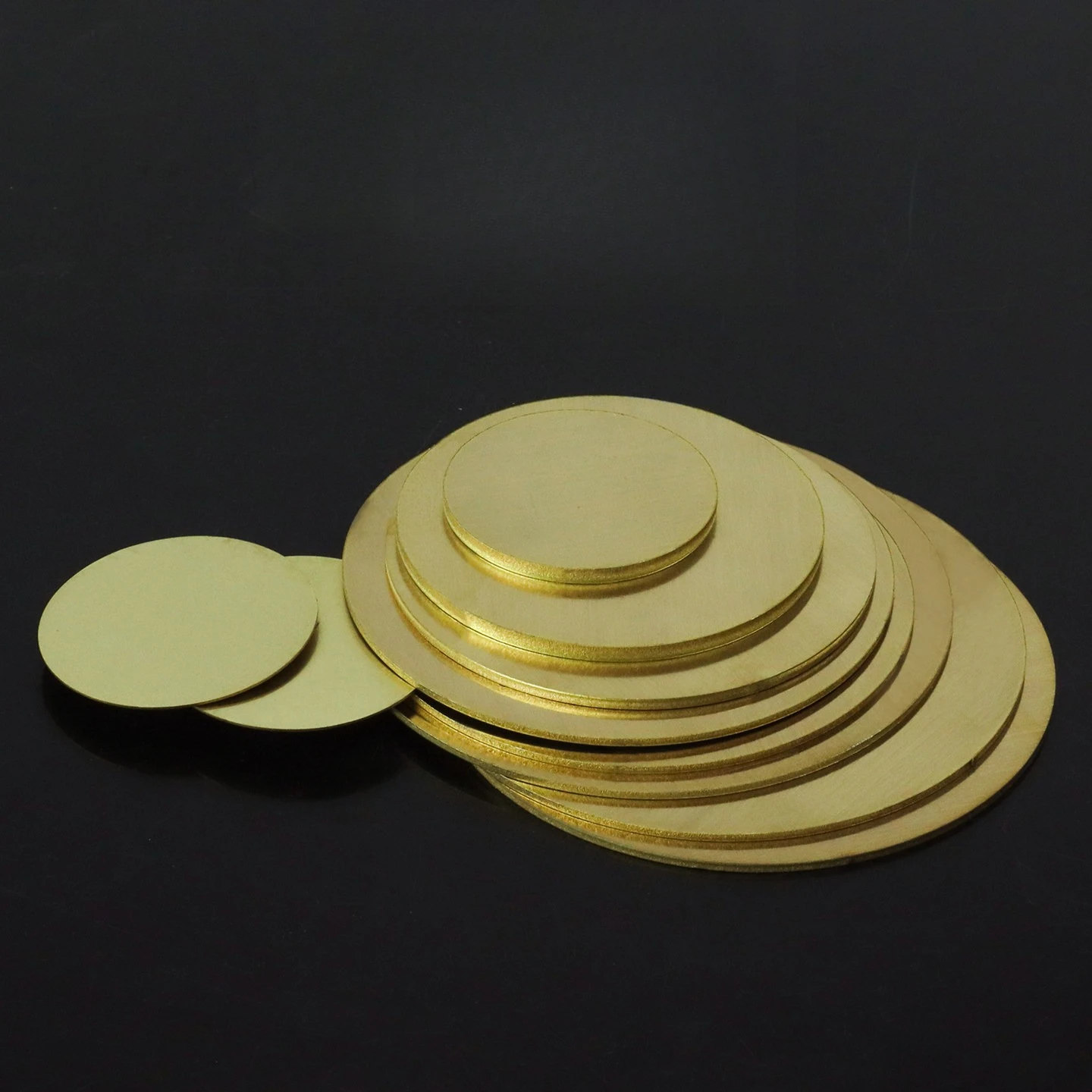 

1pc H62 Brass Metal round sheet Plate thick 0.5/0.8/1/1.5/2/3mm 50x 50mm Thin Sheet Foil Plate Shim Circular plate