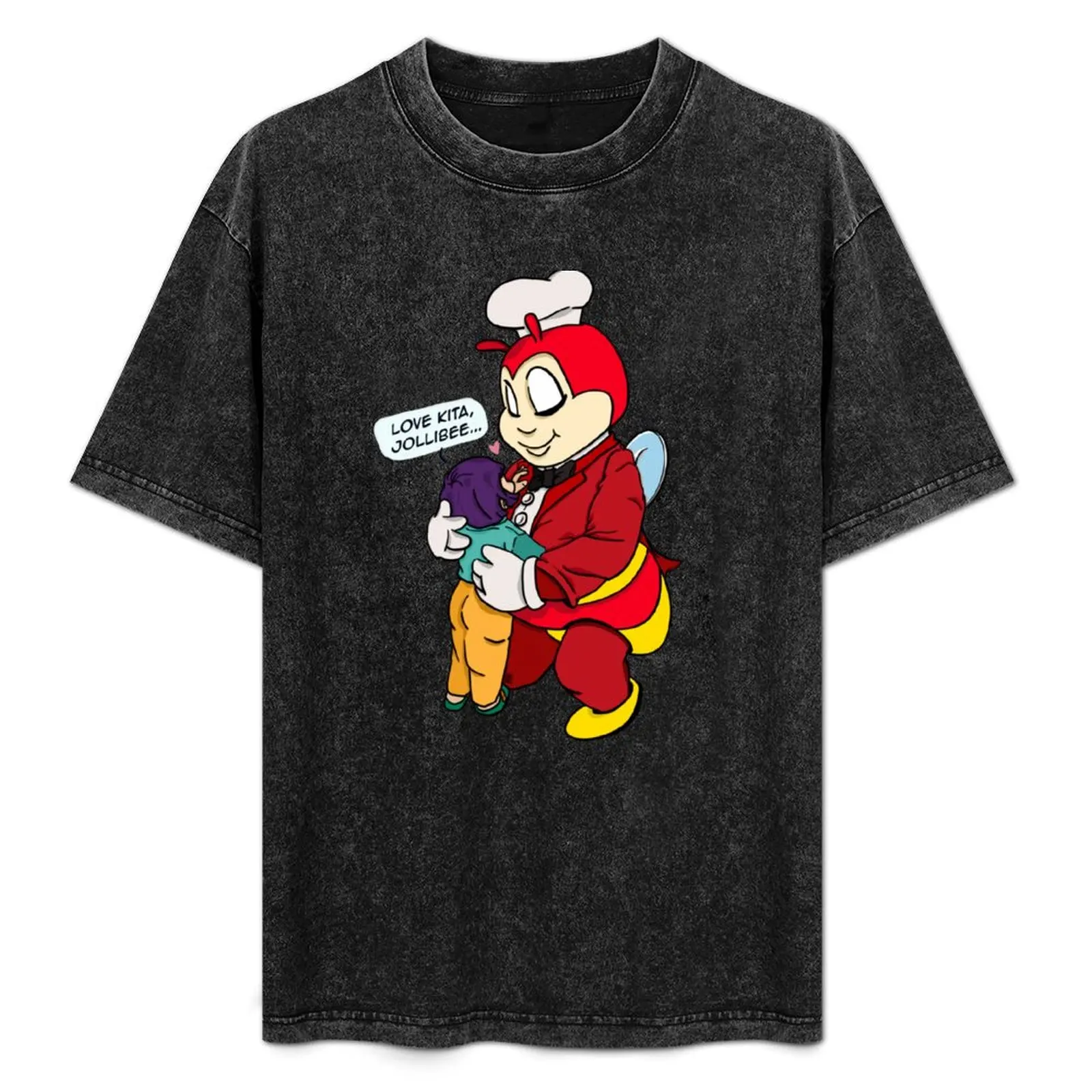 

JOLLIBEE LOVE KITA PINOY FILIPINO T-Shirt blanks sports fans valentines boutique clothes shirts men