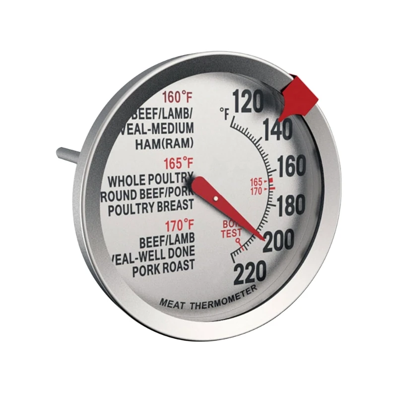 

304 термометр из нержавеющей стали, датчик температуры 120-220 ℉ для приготовления мяса на кухне