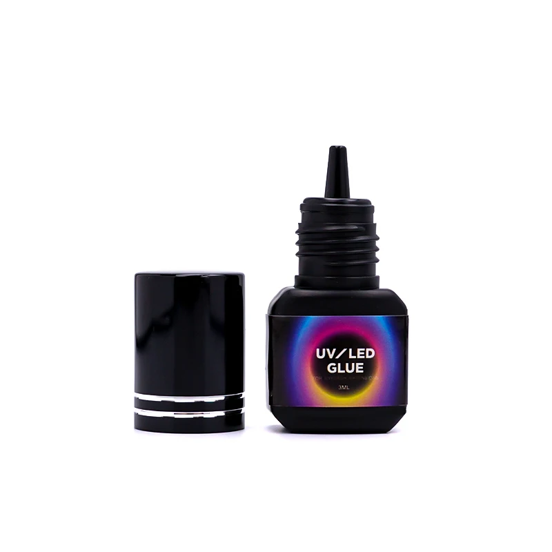 3ml/5ml  UV LED Quick Drying Eyelash Glue Illuminator 1S Fast Curing Glue Eyelash Artist Professional Eyelash Glue Makeup Tool