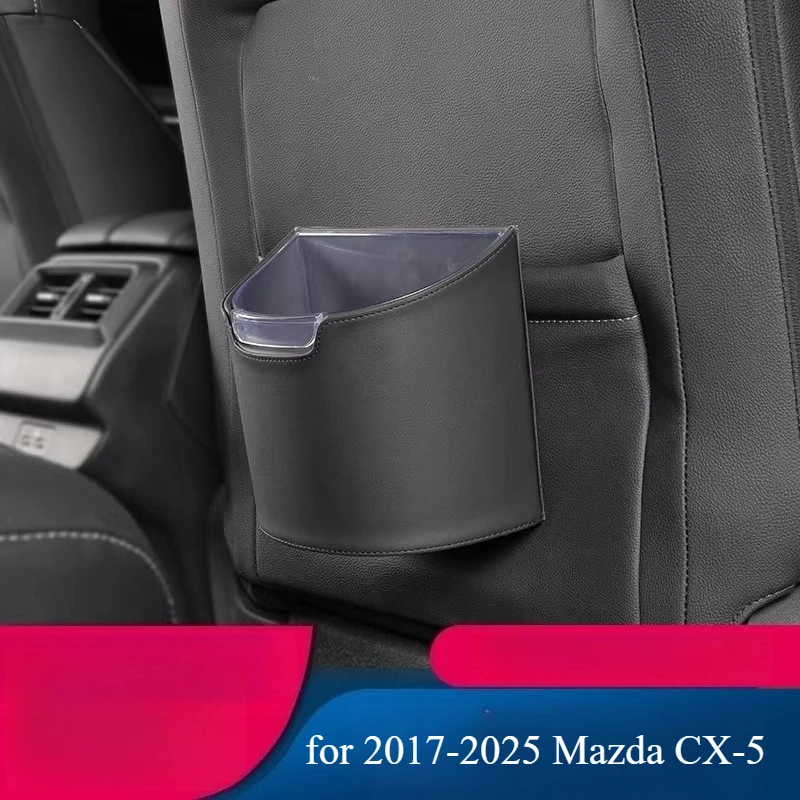 Car Trash Bin Designed for 2017-2025 Mazda CX-5 - Multifunctional Hanging Storage Bucket Accessory view 2