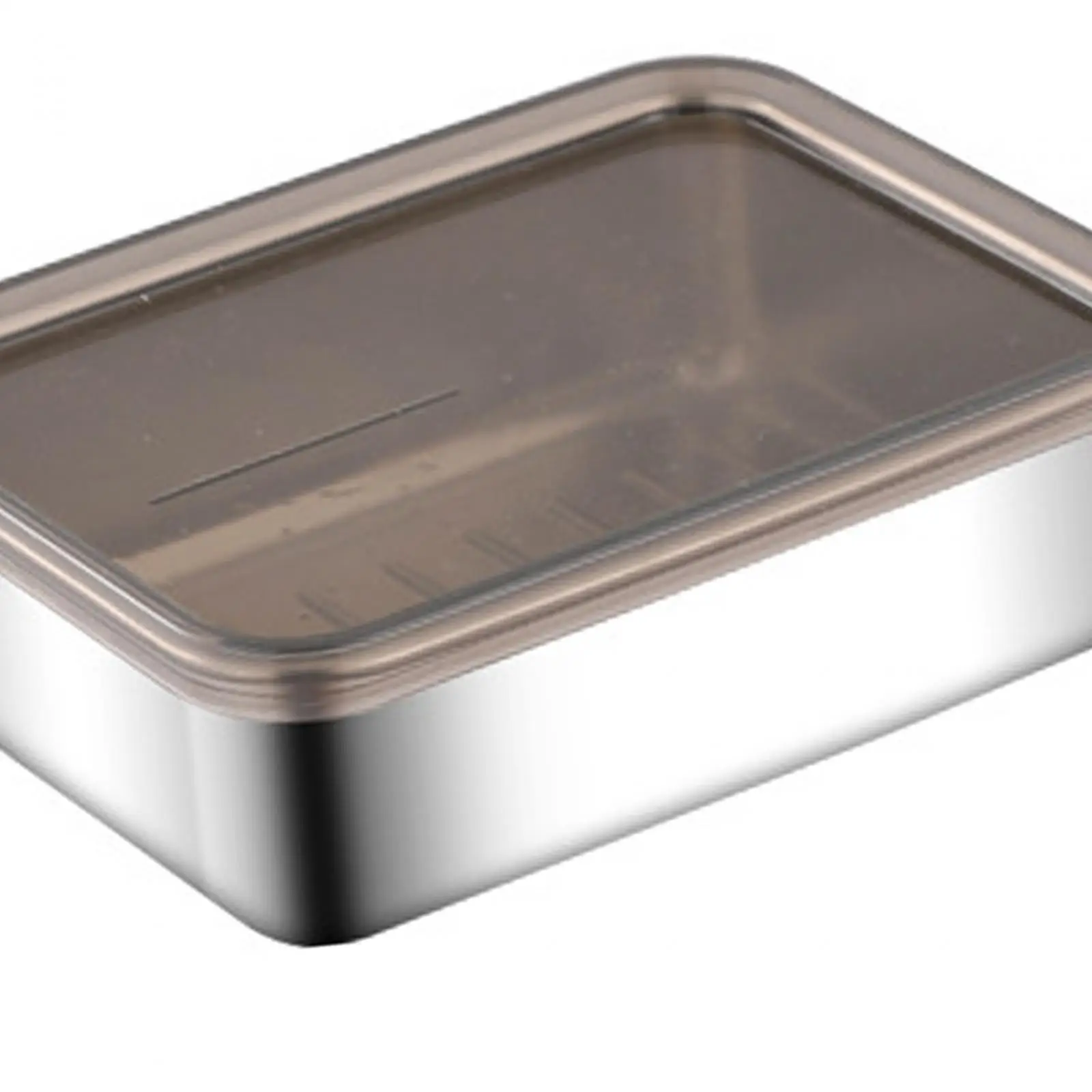Food Storage Container Rectangular Fridge Organizer Snack Prep Containers for Household