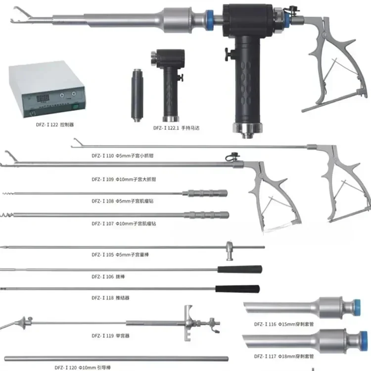 

Новая модель набора для резки матки Morcellator Set Электрический набор гистера для хирургических инструментов для гистероскопии
