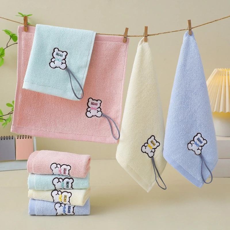 1pcs Pure Cotton Baby Face Towel Super Soft and Absorbent Does Not Shed Hair Skin Friendly Small Square Towel Home Face Towel