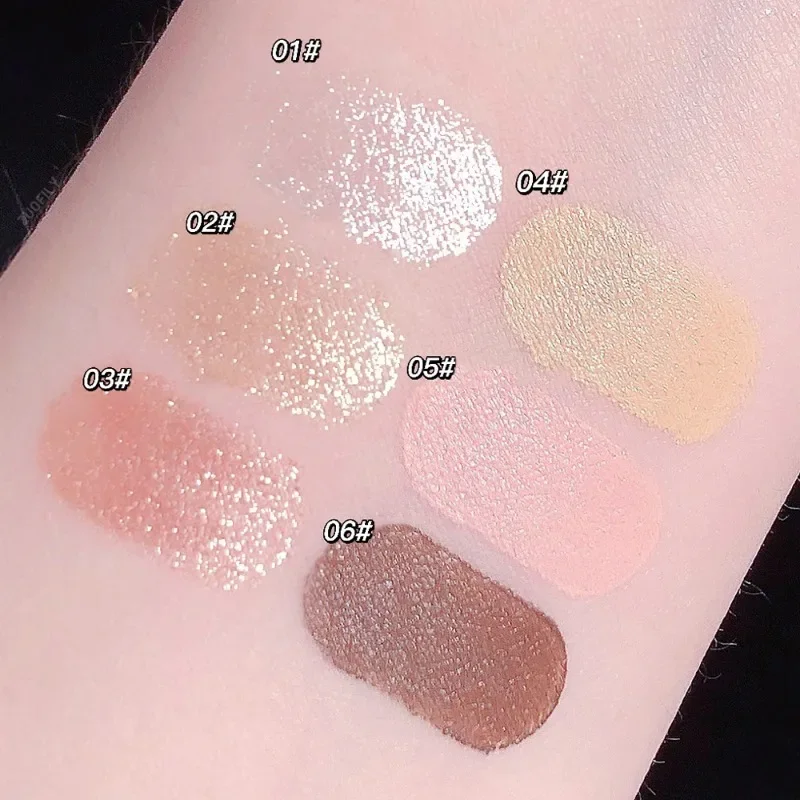 女性用アイシャドウ,カラーリングアイペンシル,シャマー接着剤,アイライナー,ナチュラル,明るくきらめく,防水化粧品,トレンディ