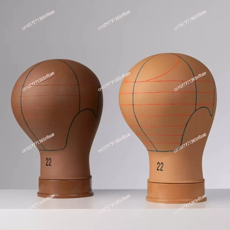 21、22 、23 Inch for PVC Mannequin Head Cork Canvas Mannequin Wig Making Display