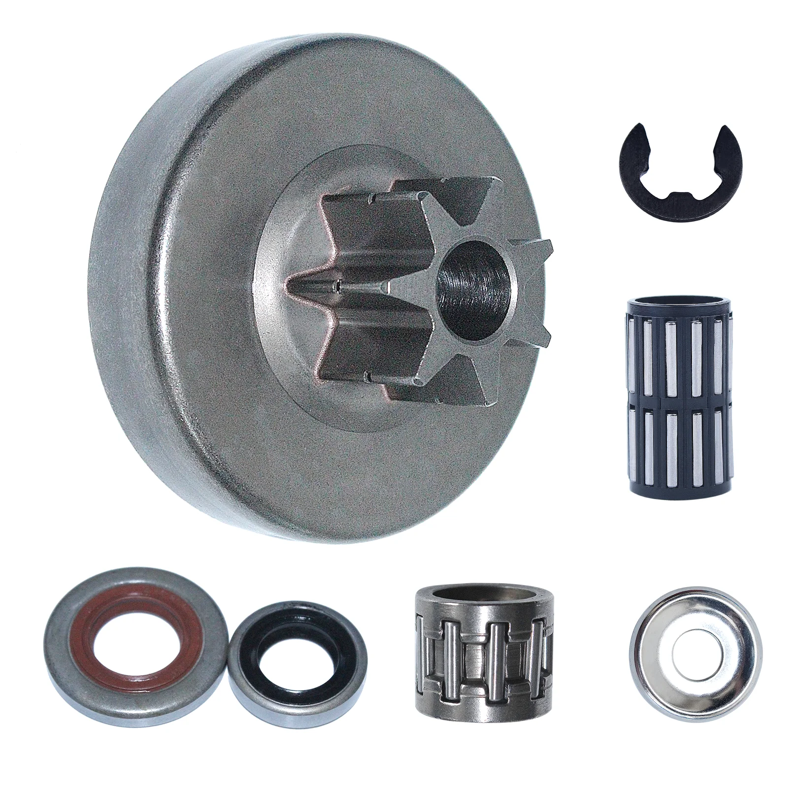 325 "7T Koppeling Trommellager Naaldring Set Voor Stihl 028 028av 028wb Kettingzaag 1118 640 2001