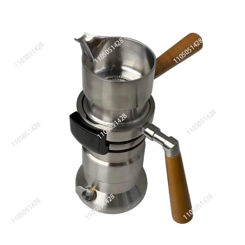 58Mm Stainless Steel Espresso Steam Mocha Pot Extractor