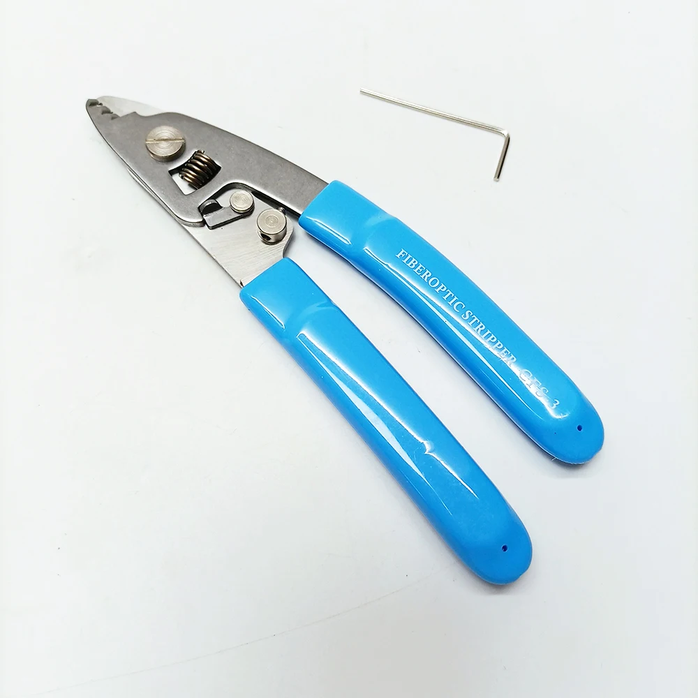 Steel Material Three-Port Stripper/ Pliers/ Wire Strippers FTTH Tools Optical Fiber Stripping Pliers Stainless