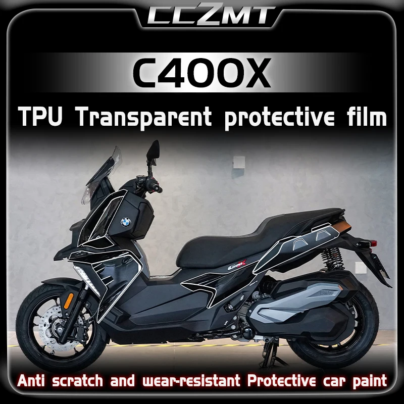 For BMW C400X TPU invisible car clothing film body paint transparent protective film car sticker modification accessories