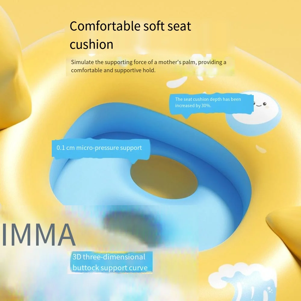 Multiple PVC Inflatable Duck Boats Yellow Duck Swimming Rings Inflatable Big Yellow Duck Seats Pool Rings for Summer Swimming