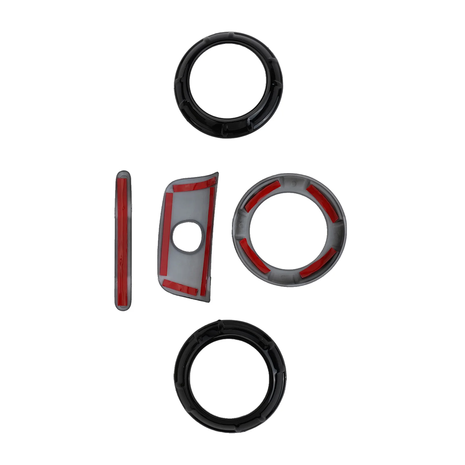 18pcs Car Trim Car Interior Decor Car Interior Enhancement Perfect Fit Precisely Cut And Measured For Jeep for wrangler for jk