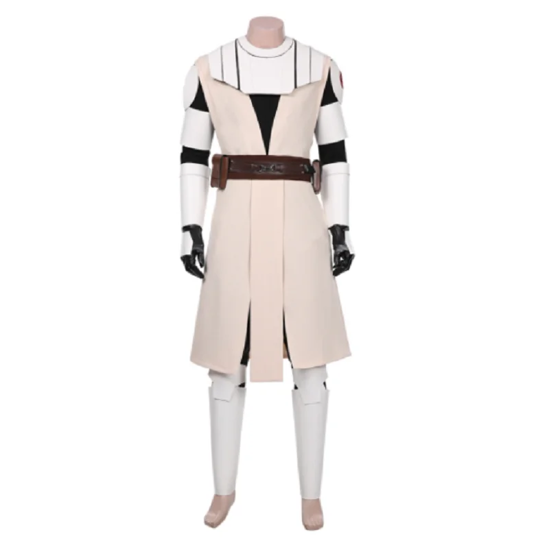 

War: Obi-Wan Kenobi Cosplay Anime Cartoon Costume Coat Uniform Costume Halloween Adult Women's Fantasy Carnival