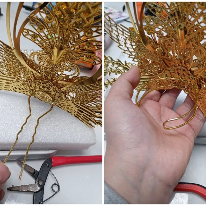 Heavenly Officials Bless Crown Prince Joy God Yue Shen\'s Hair Crown Xie Lian Hair Crown Prop Handmade Cosplay Accessories