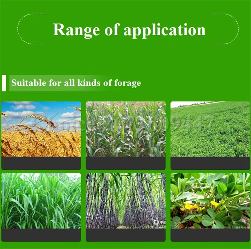 Animal Grass Dry and Wet Straw Shredder Corn Silage Chopper Grass Silage Chaff Cutter Crusher Machine