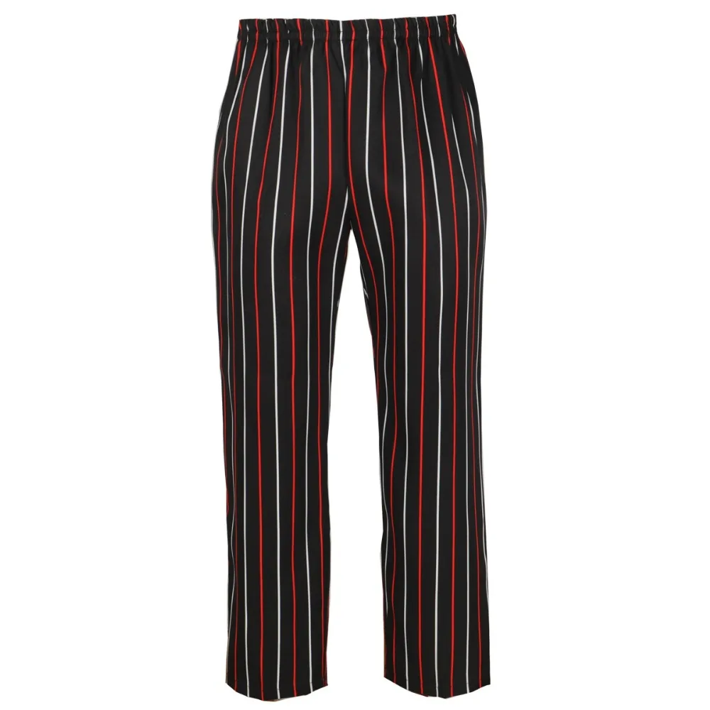 Autumn And Winter Food Service Free Shipping Autumn Cook Pants Work Pants Checked Striped Chef Pants Unisex Chef Trousers