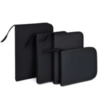 36/48/72 hole pen curtain black folding pencil case Color pencil pen insert Professional painting pencil bag student stationery 6