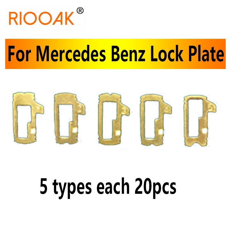 

100pcs/lot HU64# Car Lock Reed Plate For Mercedes Benz M452 For Honda Half Locking Plate Auto Lock Repair Accesories