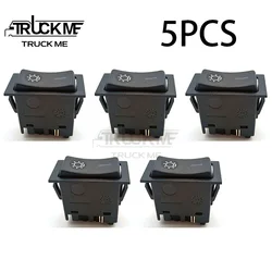 5PCS/BOX Truck Light Switch Replaces for MAN Bus / Neoplan F/M/L 2000, F/M/G 90, F 7/8/9 TGA/TGL/TGM/TGS/TGX 81255056255