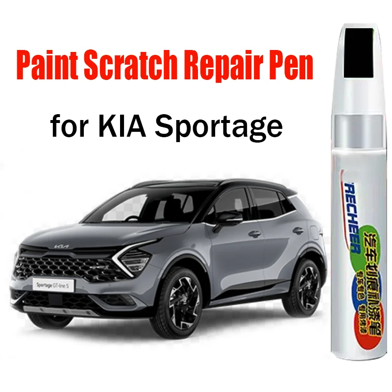 Car Paint Repair Pen for Kia Sportage Car Touch-Up Pen Paint Scratch Remover Car Accessories Black White Silver Blue Grey Green