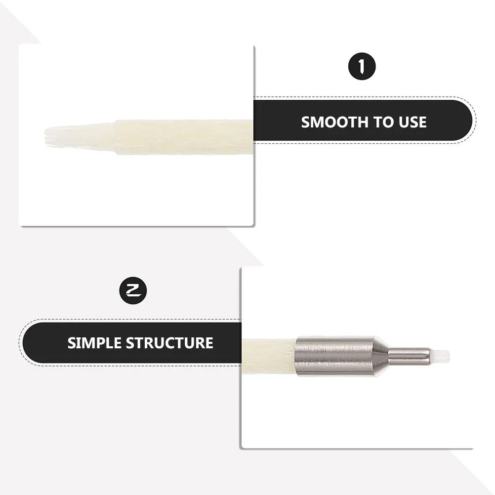 

2Pcs Paint Pen Nibs Replacement Tips High-Quality Material Smooth Edge Design Reusable Marker Pen Points for Drawing Texturing