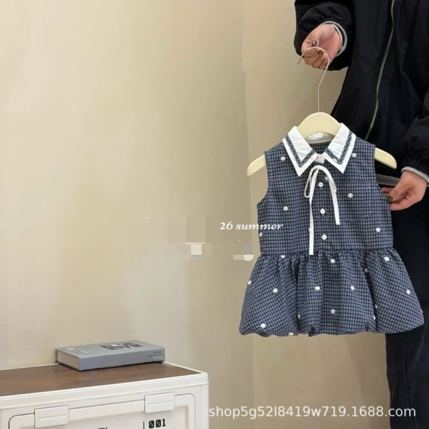 

2026 College Style Foreign Style New Girls Dress Girl Baby Summer Vest Skirt Striped Skirt Bud Skirt