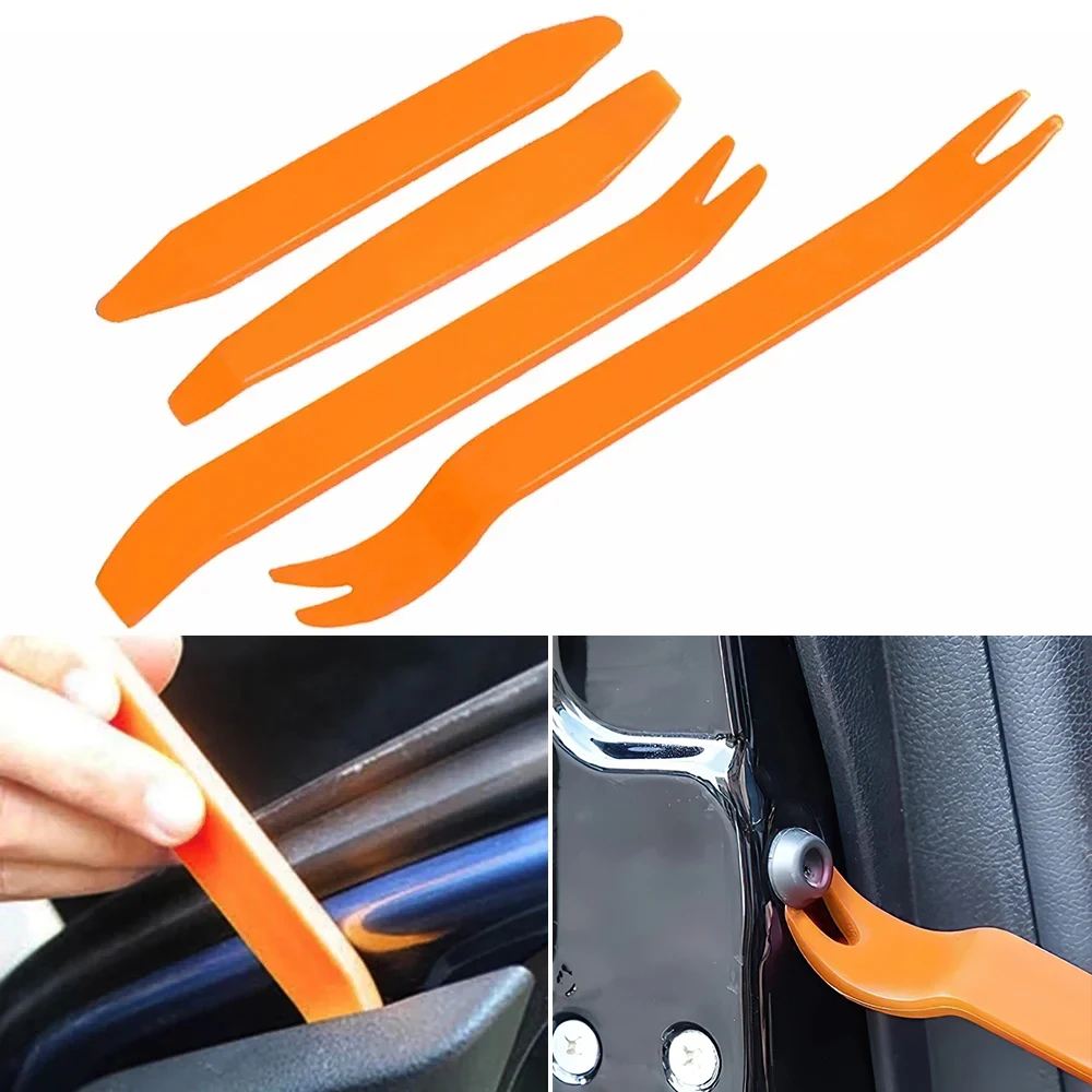 Car Door Clip Car Disassembly Se tCar Radio Android Stereo Refit Kits Interior Plastic Trim Panel Dashboard Removal Tool 4/1pcs