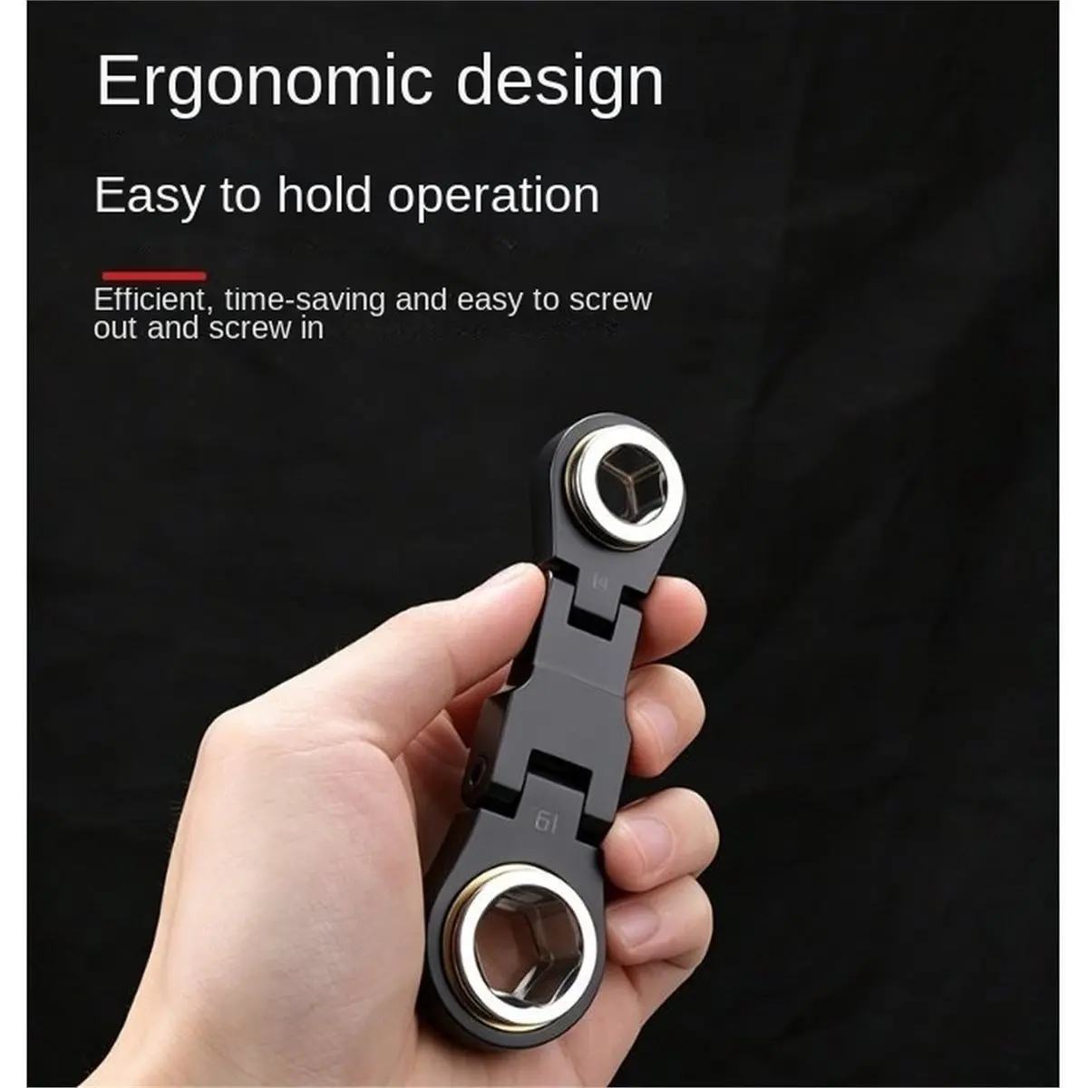 26in1 Right Angle Screwdriver Set Ratcheting 90 Degree Screwdriver Pocket Low Profile Ratchet Wrench Bit Socket Set
