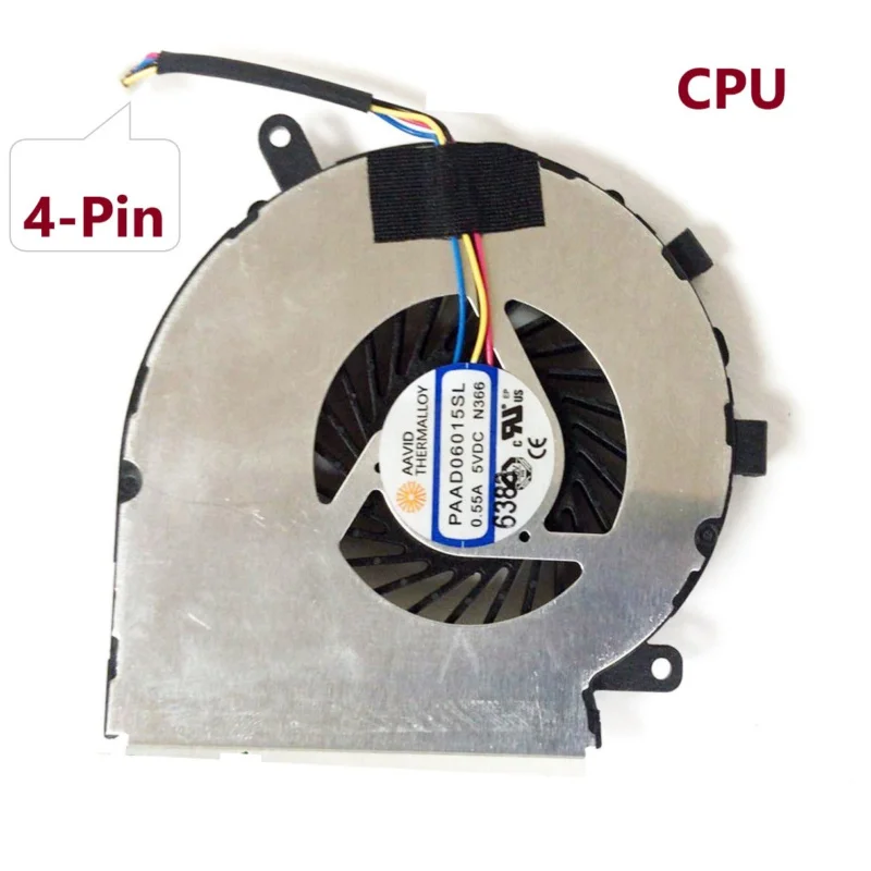 New CPU Fan for MSI GE62VR GL62M GP62MVR GL62VR MS-16JB MS-16J9 PAAD06015SL N284