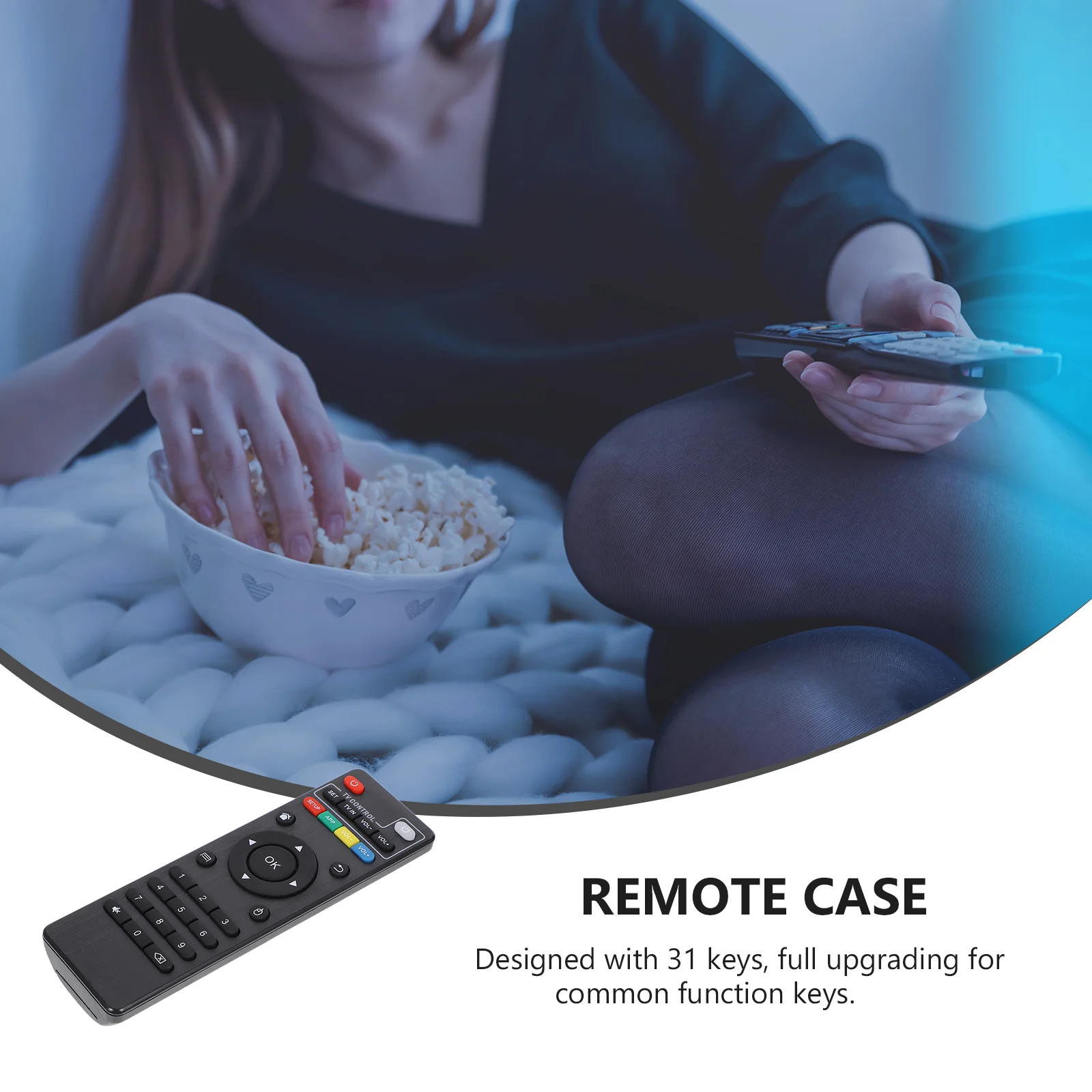 

Universal Remote Controller for Any Replacement 31 Keys Long Distance Control Eco Friendly Remote Player