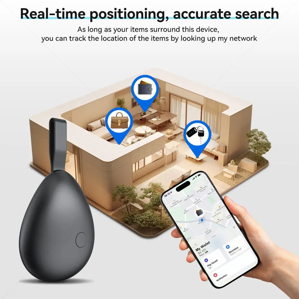 CD Smart Tag Work with IOS Anti-lost Device,Cat Dog Pet Finder,Item Tracker Global Positioning, Long-lasting Anti-lost Device