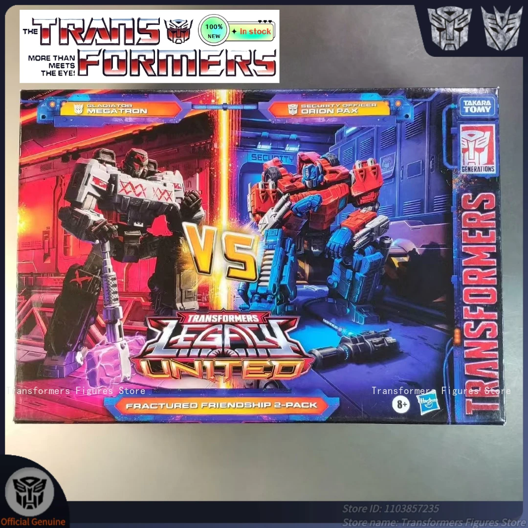 Gloednieuwe Transformer Robot Lime Speelgoed SDCC Vriendschap Breakup Optimus Prime Megatron G1 Action Figure Anime Beweegbare Model Geschenken