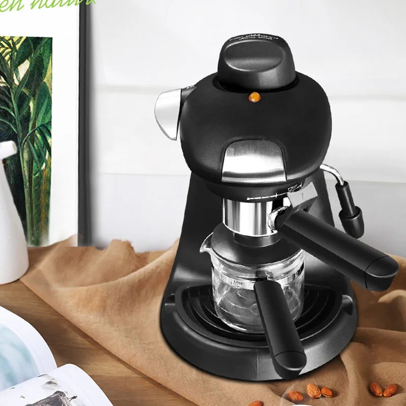 semi-automatic espresso machine steam type coffee machine household freshly brewed coffee maker