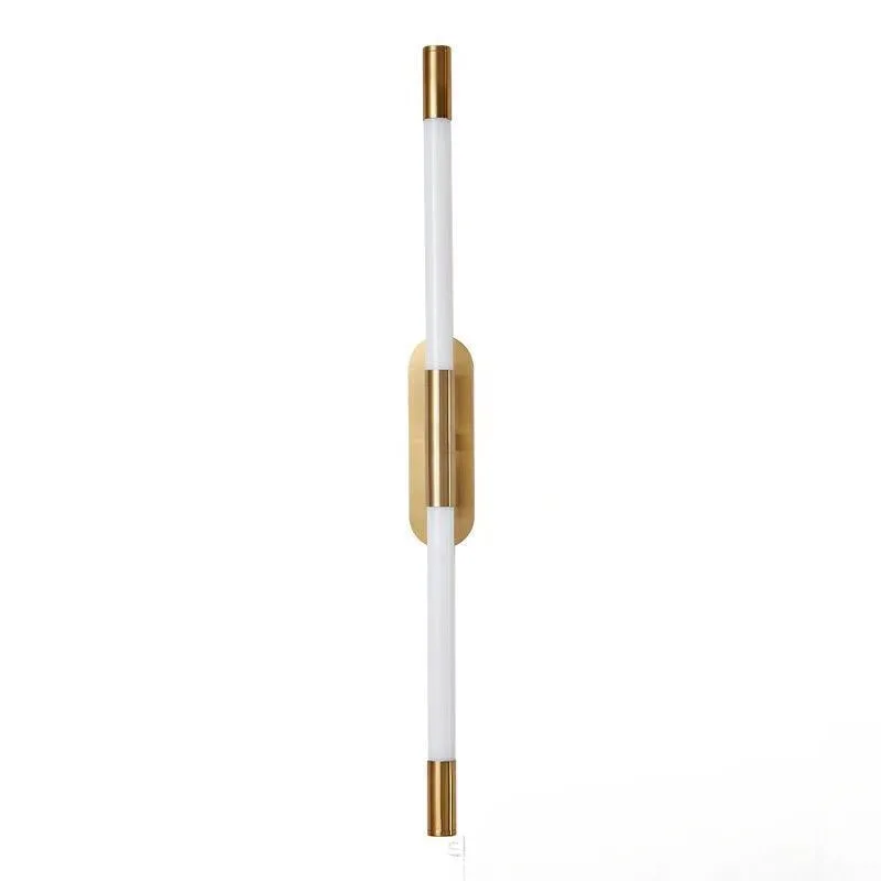 

Long LED background wall wall lamp Nordic hotel model room living room corridor bedroom bedside wall lamp