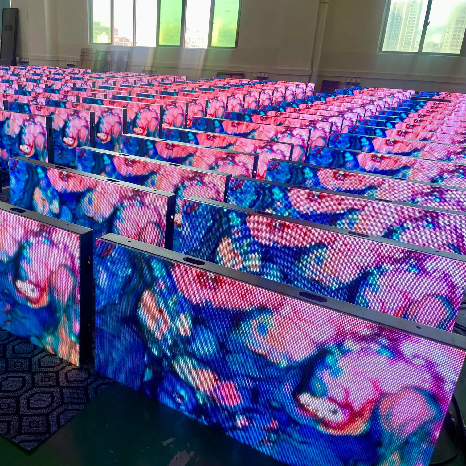 High Brightness Wholesale Hot Sale LED Floor Tile Screen For Retail Stores & Shopping MallsHigh-intensityFootTrafficHuman-Screen