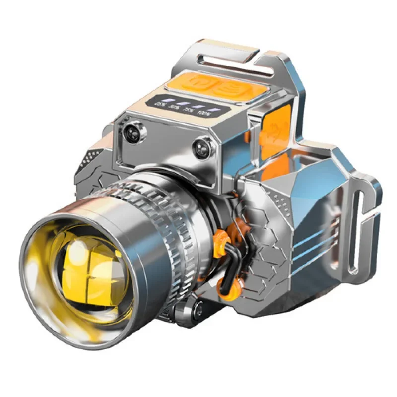 Bright Zoom Headlamp Night Fishing Induction Mining Lamp Longdistance Shooting Flashlight