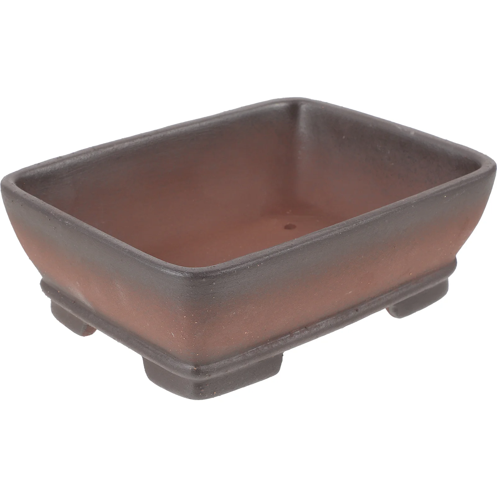 

Succulent Stoneware Bonsais Planter Planting Flower Pot Simple Portable Flowerpot Pots for Plants Purple Clay Sand