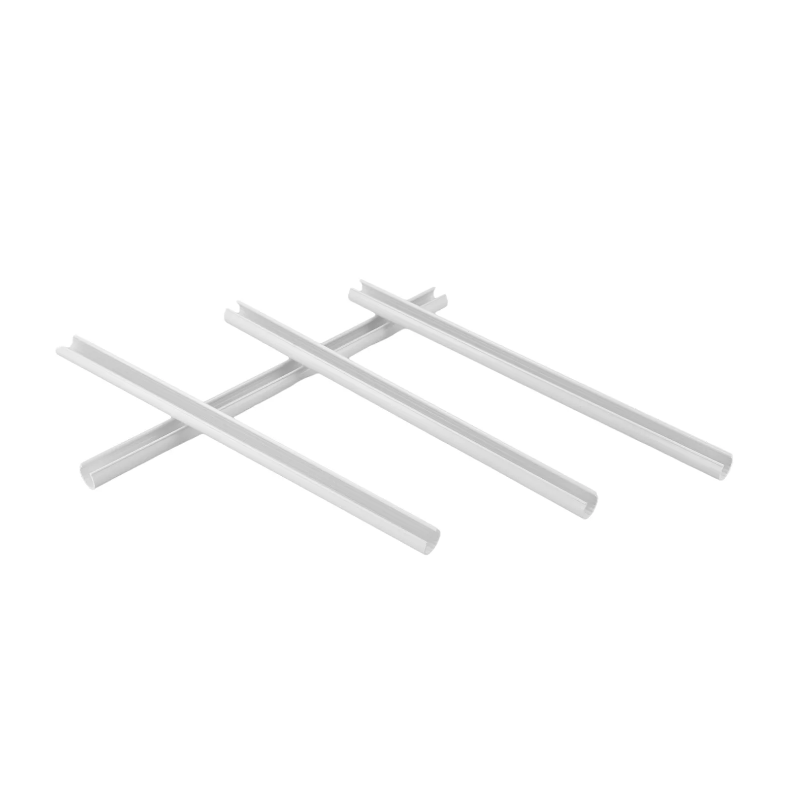 4pcs Plastic Radiator Pipe Covers for 15mm Tubing Fits Common Residential Heating Pipe Lengths 200mm 300mm 500mm
