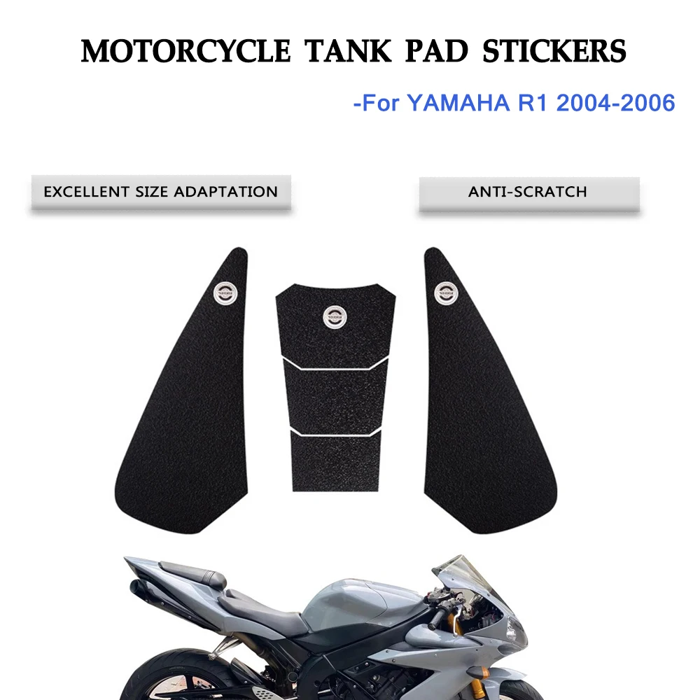 

Fuel Tank Pad Stickers Cover Motorcycle ABS Anti-Slip Decals Adhesive Protection Decorative Sticker Kits For Yamaha R1 2004-2006