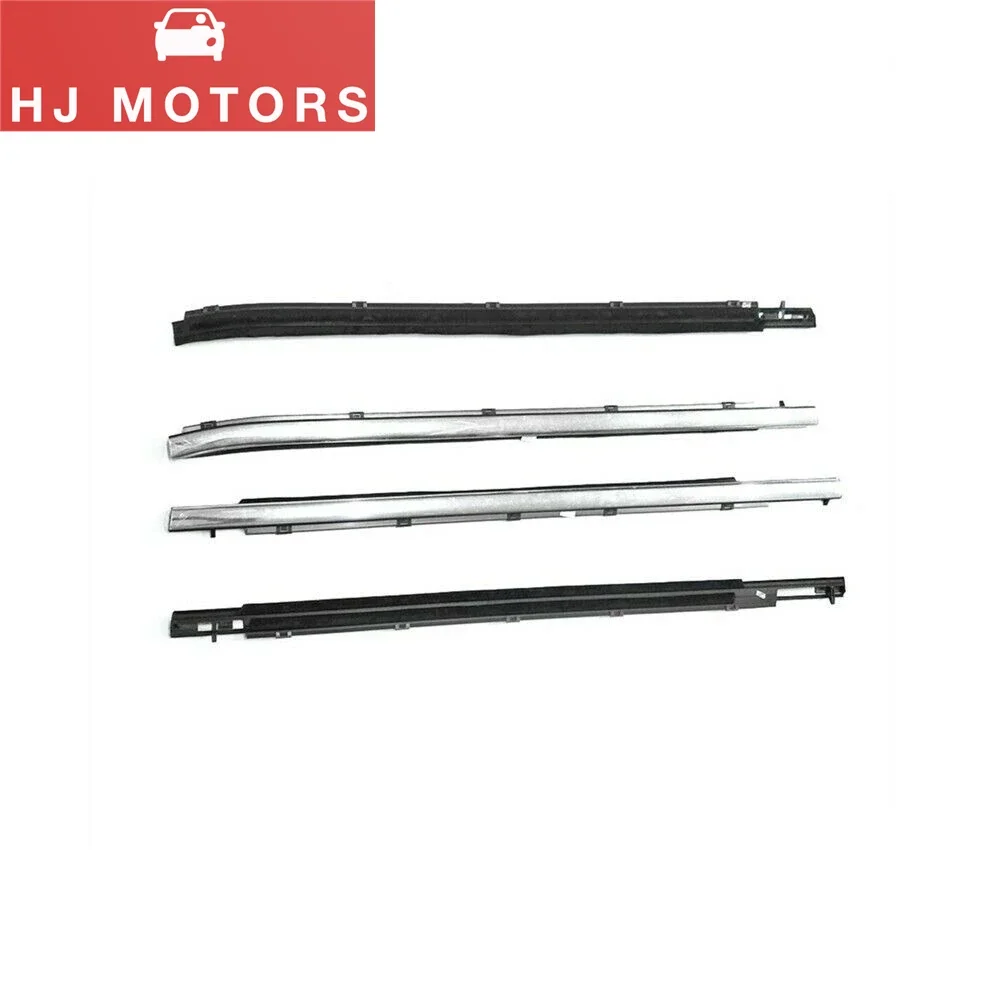 Weatherstrip  2014-2019 Chrome Window Strip Weatherstrip Molding Trim weatherstrip Chrome 75720-0E070 75710-0E070