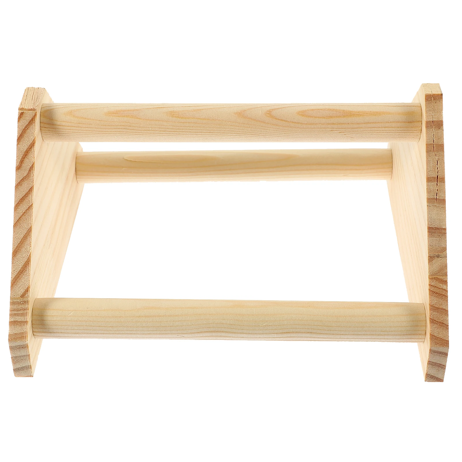

Chicken Training Stand, Wooden Bird Perch Rack With Stable Base, Tabletop Parrot Standing Stand For Cage, Bird Toy, Pet