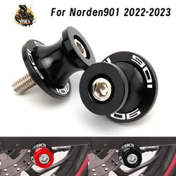 For Husqvarna Norden 901 Norden901 2022 2023 CNC Swingarm Spool Slider Stand Screws Swing Arm 10MM Motorcycle Accessories
