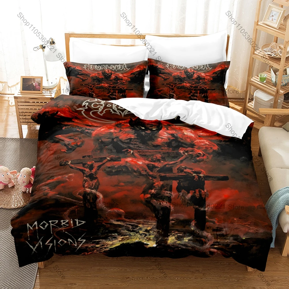 Sepulturas Band 3D Bedding Set Duvet Cover + 2 Pillowcases Soft Bed Linen Multi Sizes Rock Fan Bedroom Decor Collectible Gift
