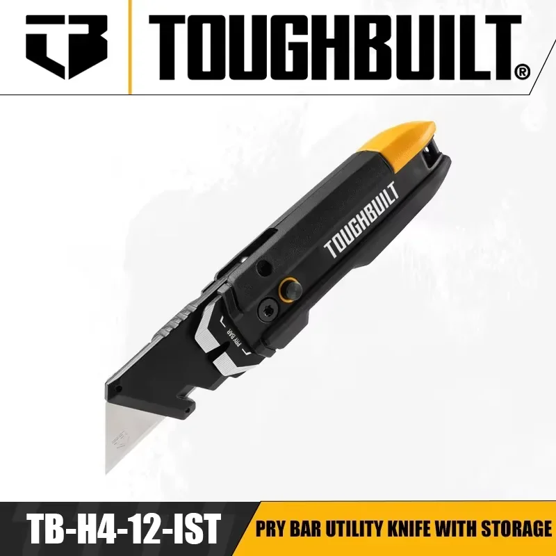 TOUGHBUILT TB-H4-12-IST Pry Bar Utility Knife With Storage Hand Tools