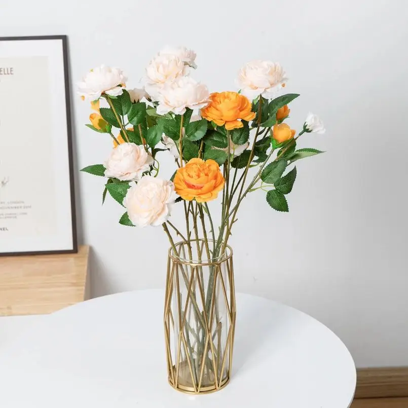5/10 Stück Künstliche Rosen mit Langem Stiel, Deko-Accessoires für Zuhause, Valentinstag Kunstblumen, Foto-Requisiten, Hochzeit, Bestseller DIY
