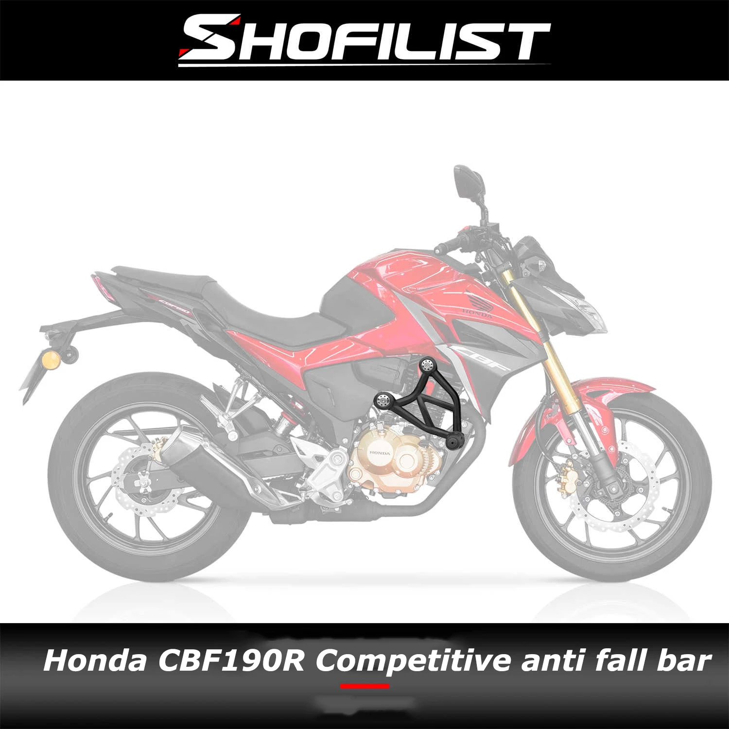 

Защита двигателя мотоцикла, защита от ударов, боковые защитные бамперы, конкурентоспособный бампер, защита от падения для Honda CB190R