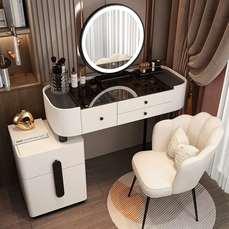 

Drawer Luxury Dressing Table Modern Organizer Cosmetic Bedside Closet Mirror Dressing Table Comodas Con Cajones Home Furniture