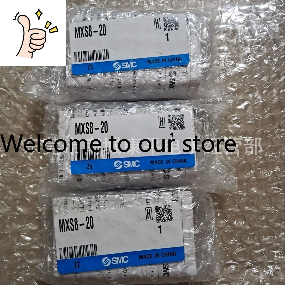 SMC Original Genuine Cylinder MXS8-20AS 30 40 50