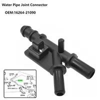 Automobile Water Pipe Joint Connector 16264-21090 For Toyota For Scion XB Mark X For Corolla Rumion Blade 2.4L